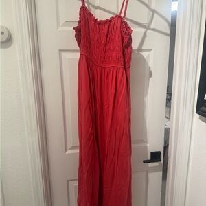Old Navy Red Maxi Dress